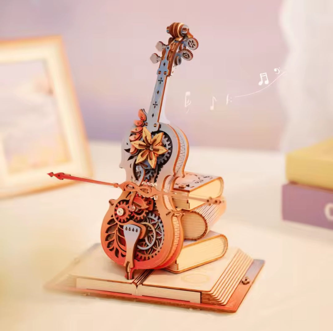 Robotime Rokr DIY Music Box 3D Wooden Puzzle | Symphony of Gorgeous Dreams