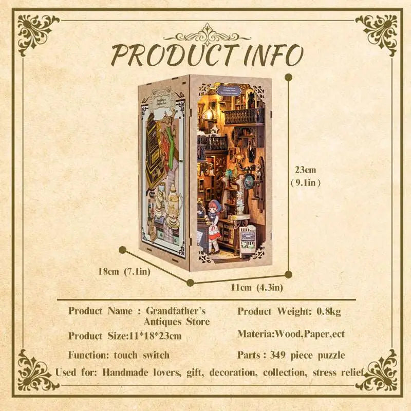 DIY Book Nook Kit | Antique Shop - DIY Magic World