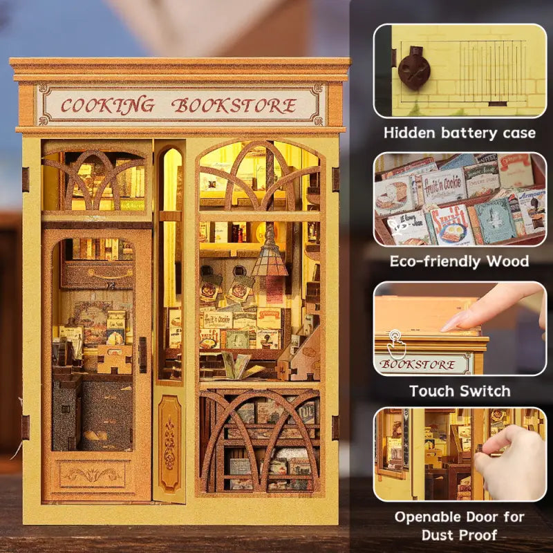 DIY Book Nook Kit | Cooking Bookstore