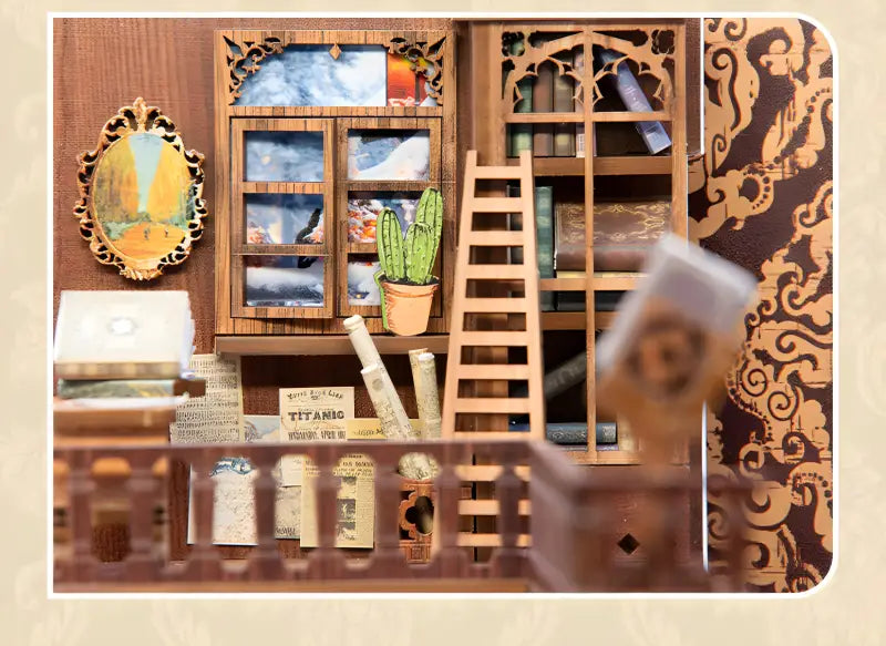 DIY Book Nook Kit | Eternal Bookstore - DIY Magic World