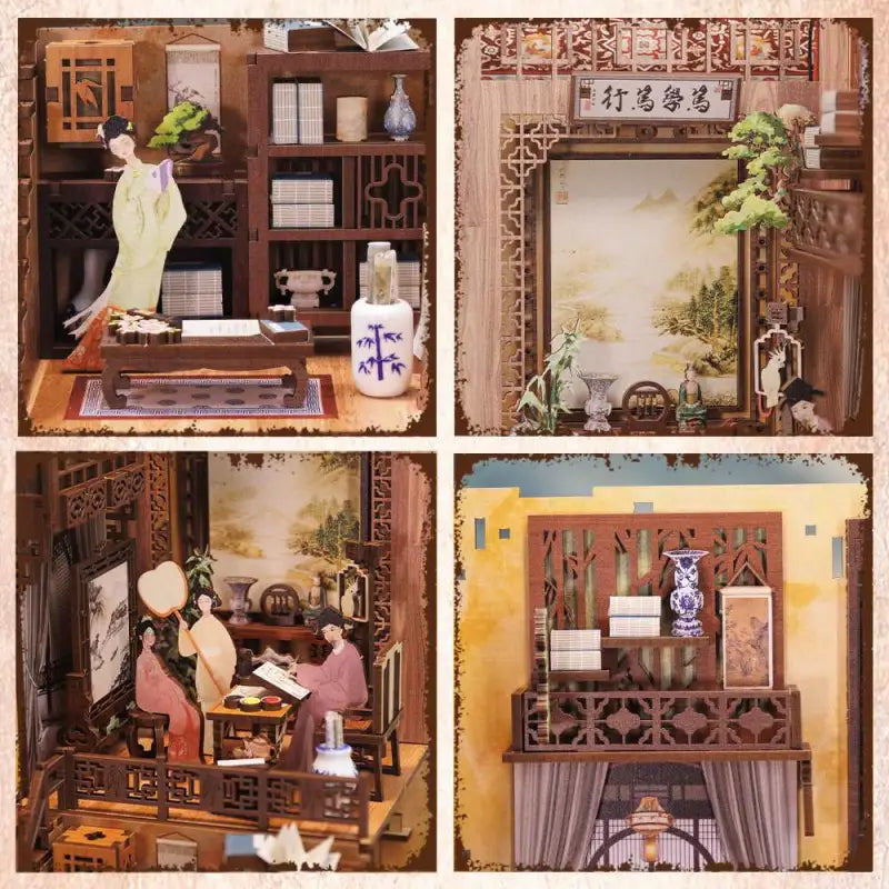 DIY Book Nook Kit | Ink Rhyme Bookstore - DIY Magic World