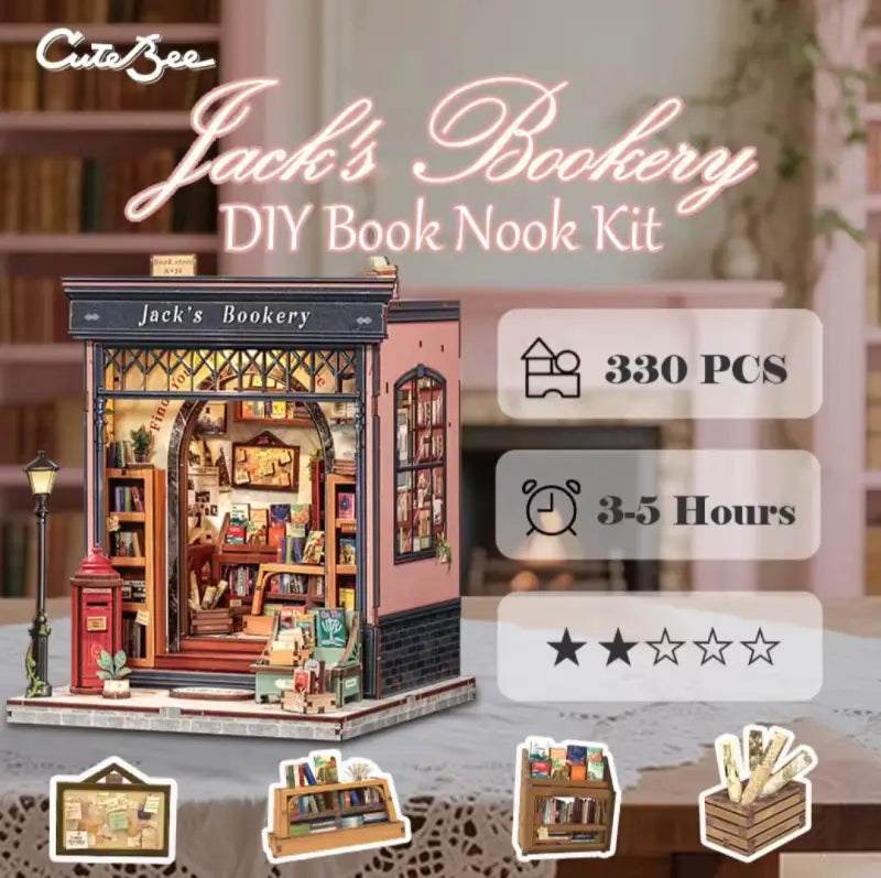 DIY Book Nook Kit | Jack’s Bookery