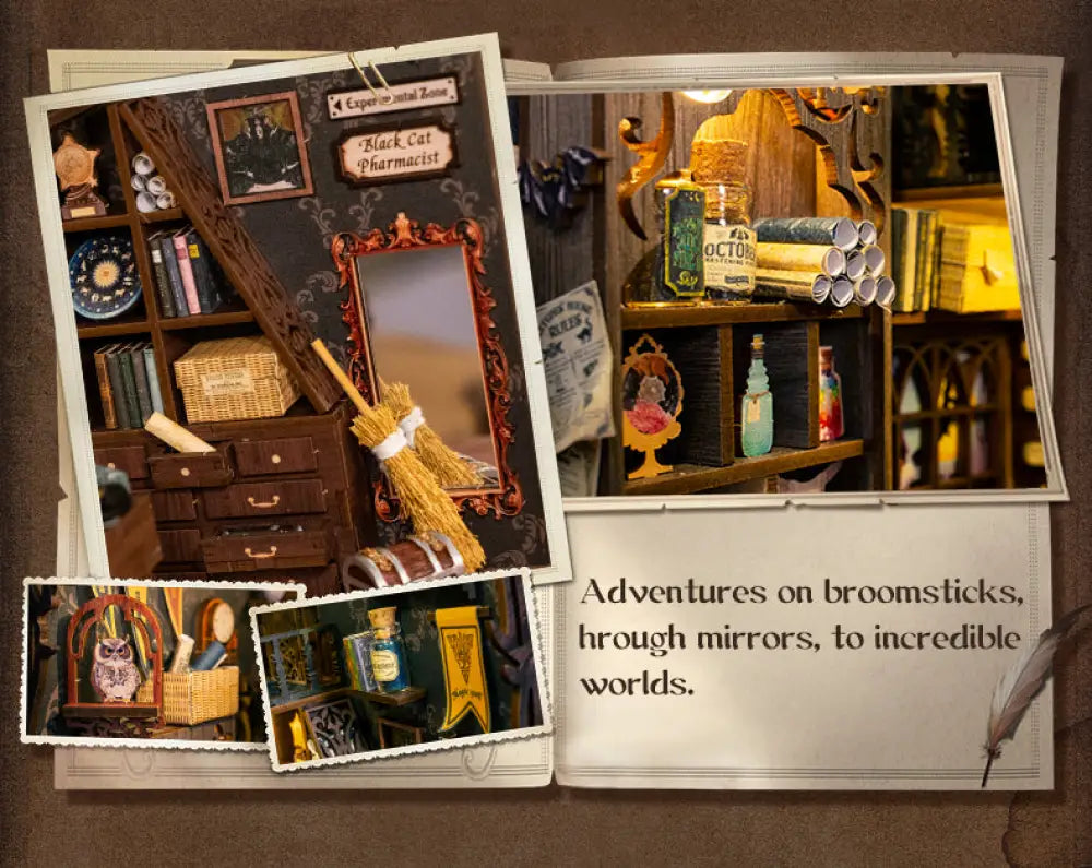 DIY Book Nook Kit | Magic Pharmacist - DIY Magic World