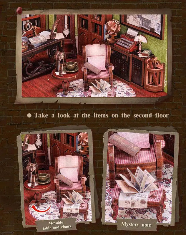 DIY Book Nook Kit | Rose Detective Agency - DIY Magic World