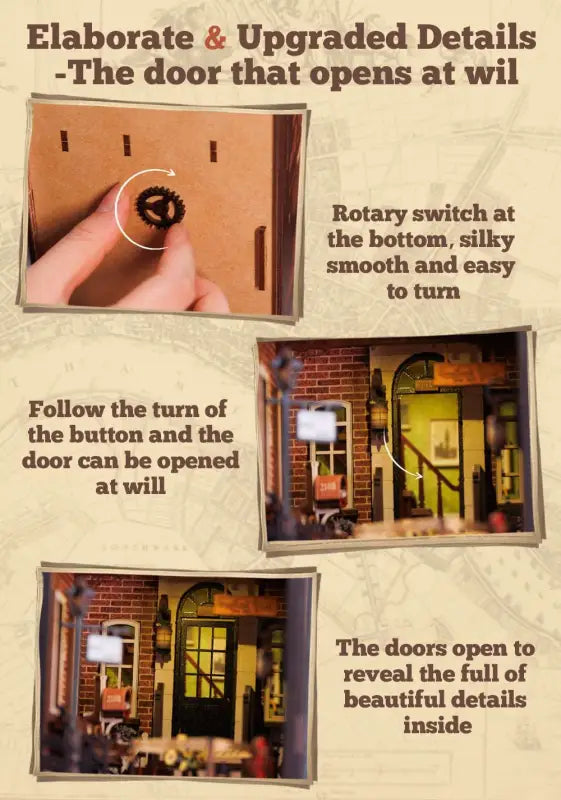 DIY Book Nook Kit | Rose Detective Agency - DIY Magic World