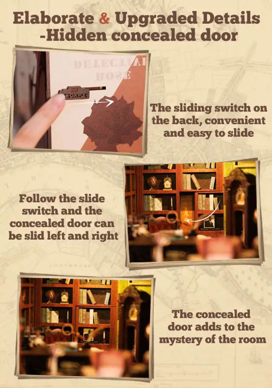 DIY Book Nook Kit | Rose Detective Agency - DIY Magic World