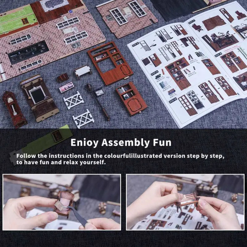 DIY Book Nook Kit | Rose Detective Agency - DIY Magic World