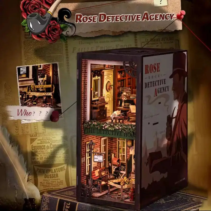 DIY Book Nook Kit | Rose Detective Agency - DIY Magic World