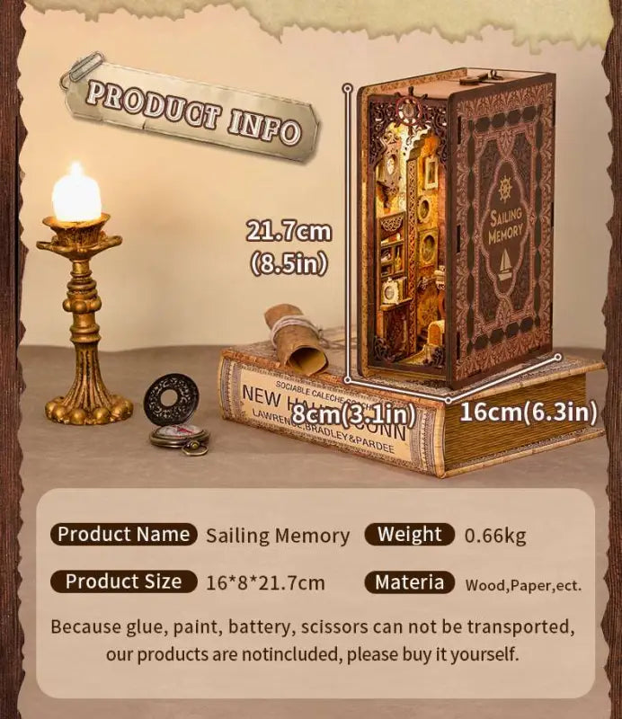 DIY Book Nook Kit | Sailing Memory - DIY Magic World