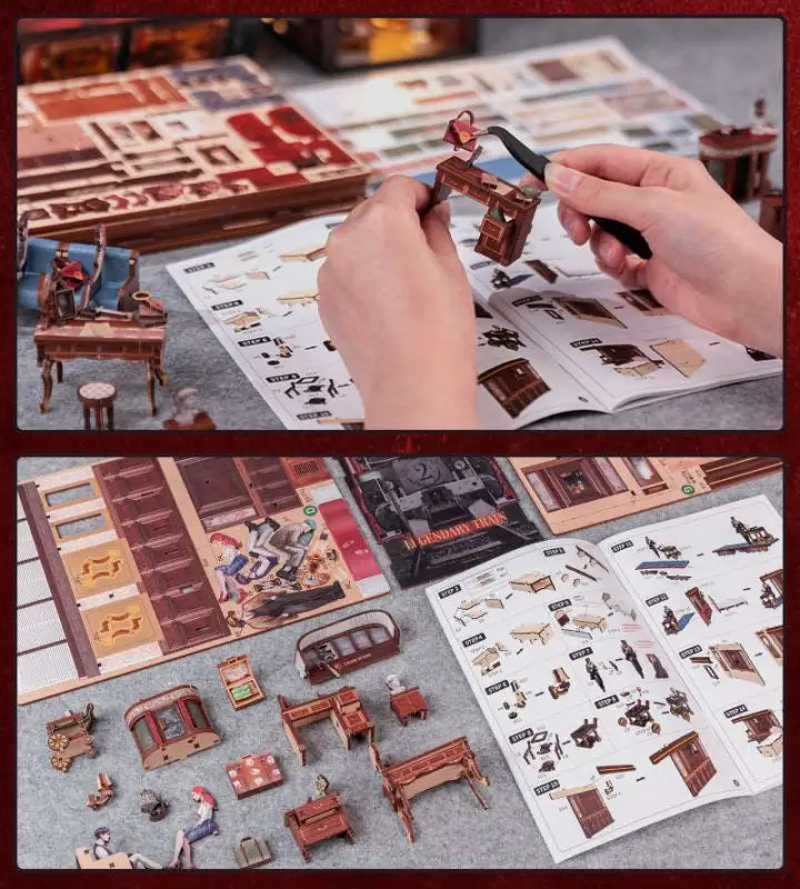 DIY Book Nook Kit | Train Mystery - DIY Magic World