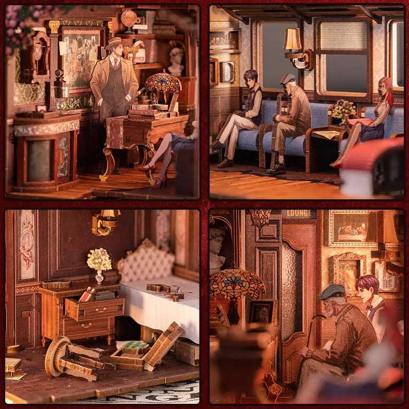 DIY Book Nook Kit | Train Mystery - DIY Magic World