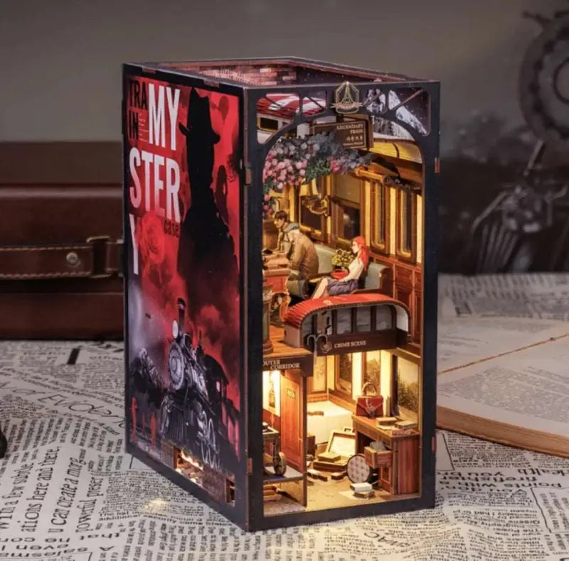DIY Book Nook Kit | Train Mystery - DIY Magic World