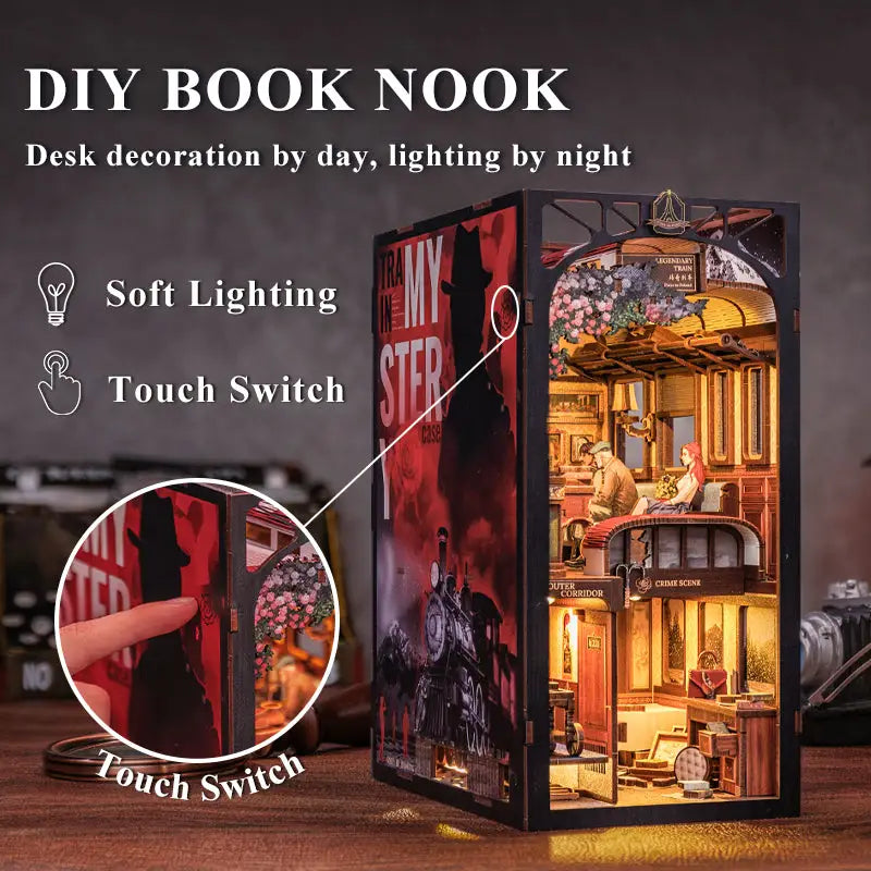 DIY Book Nook Kit | Train Mystery - DIY Magic World