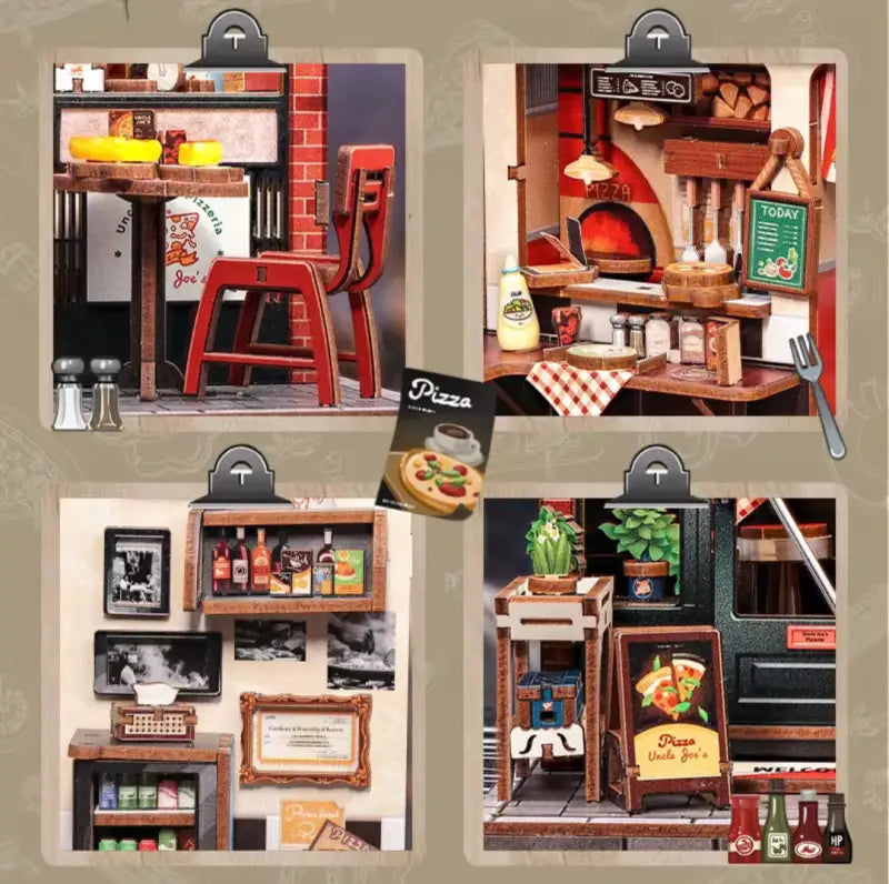 DIY Book Nook Kit | Uncle Joe’s Pizzeria