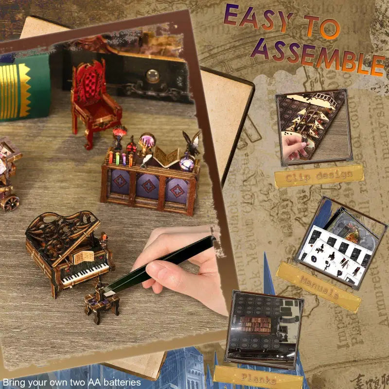 DIY Book Nook Kit | William Castle - DIY Magic World