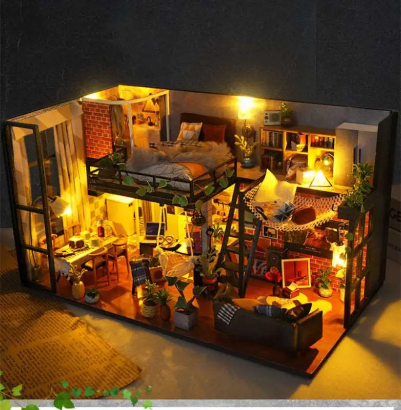 DIY Dollhouse Kit | Chinese Loft Model - DIY Magic World