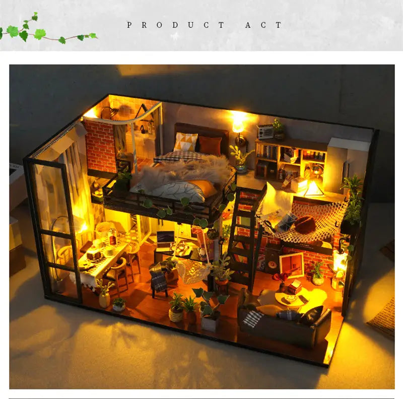 DIY Dollhouse Kit | Chinese Loft Model - DIY Magic World