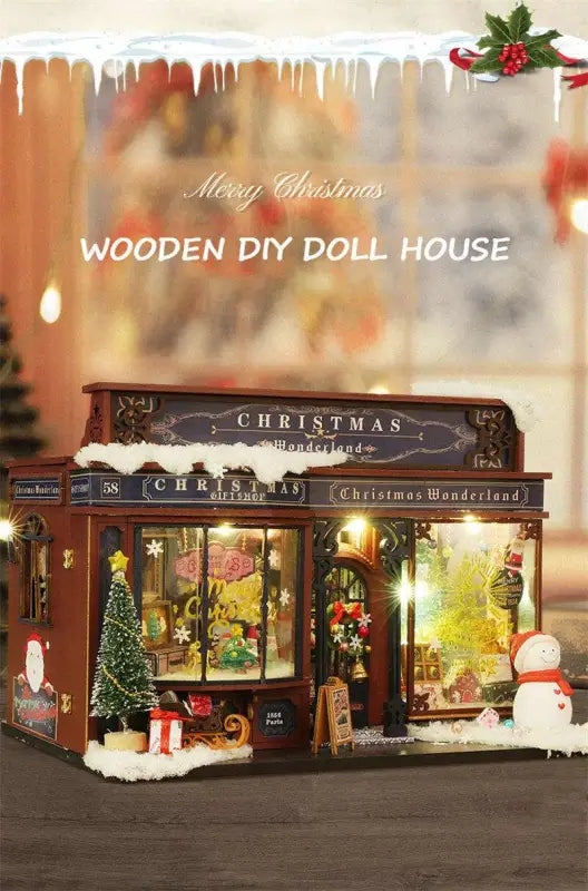 DIY Dollhouse Kit | Christmas Wonderland - DIY Magic World