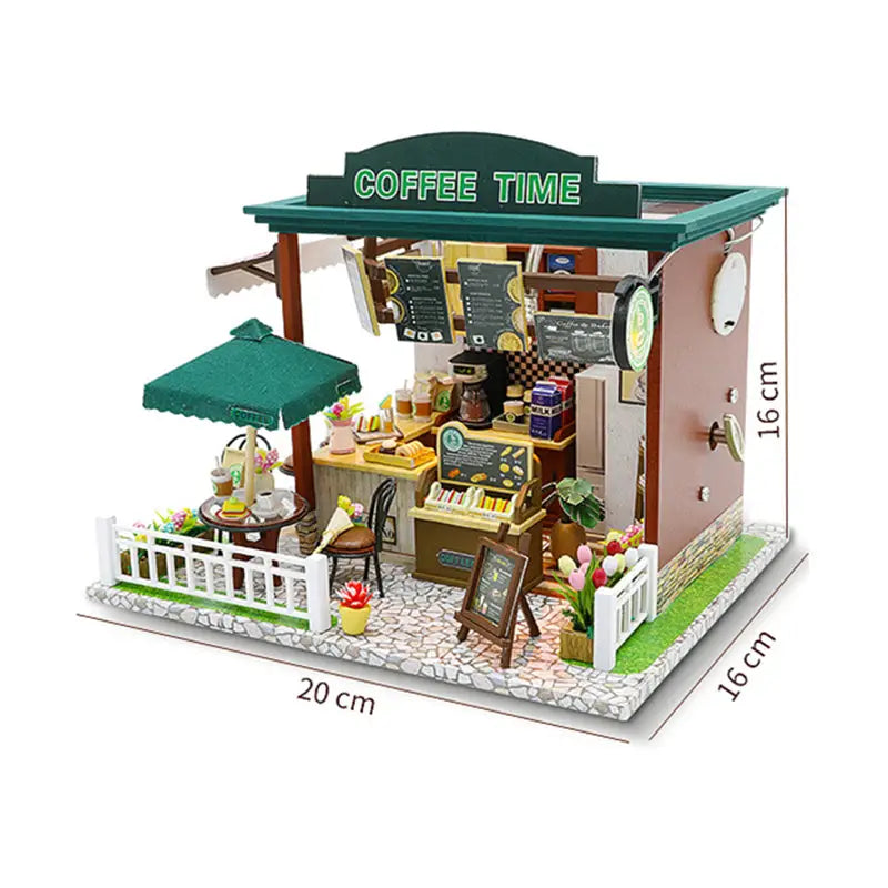 DIY Dollhouse Kit | Coffee Time - DIY Magic World