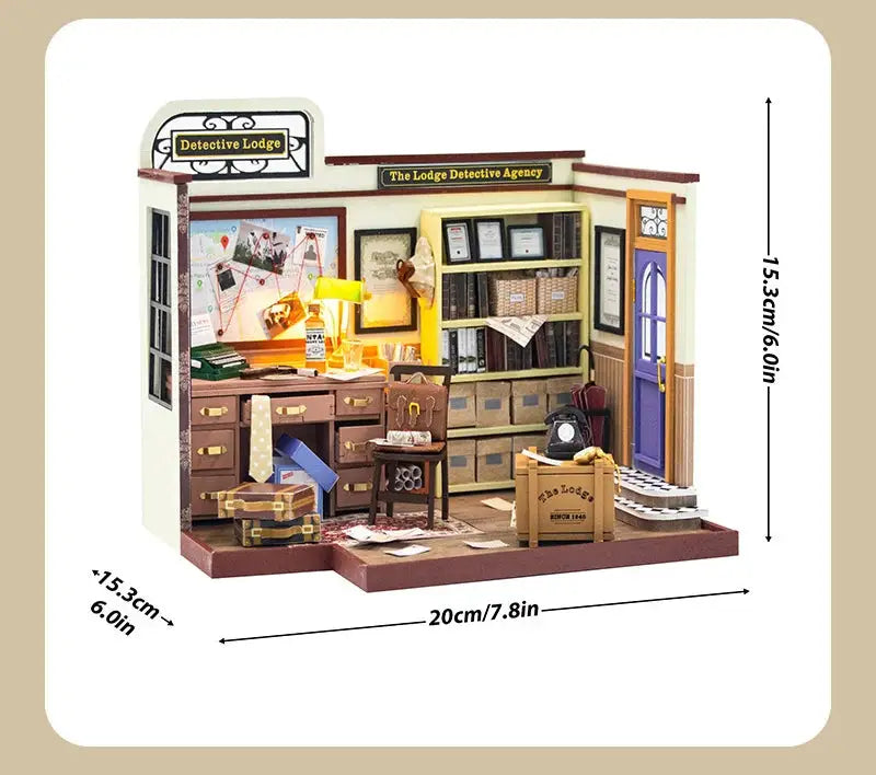DIY Dollhouse Kit | Lodge Detective - DIY Magic World