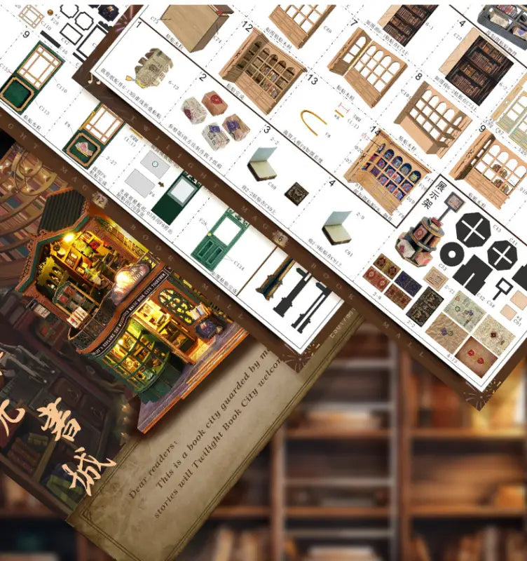 DIY Dollhouse Kit | Twilight Book City