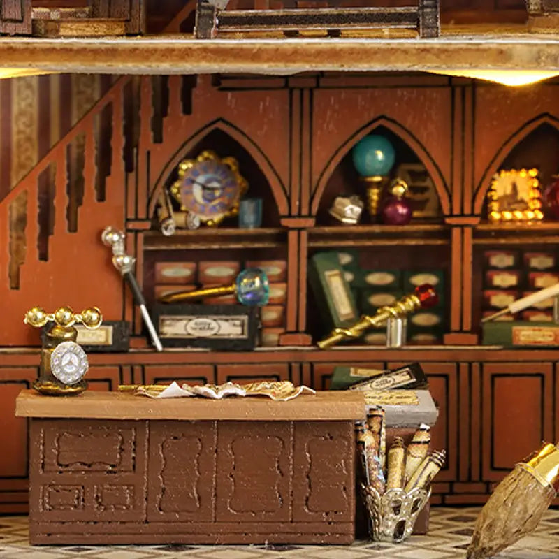 DIY Miniature Dollhouse Kit | Magic Shop/The Garden Restaurant - DIY Magic World