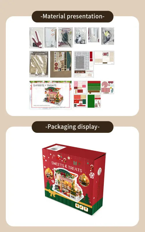 DIY Miniature Dollhouse Kit | Sweets & Treats - DIY Magic World