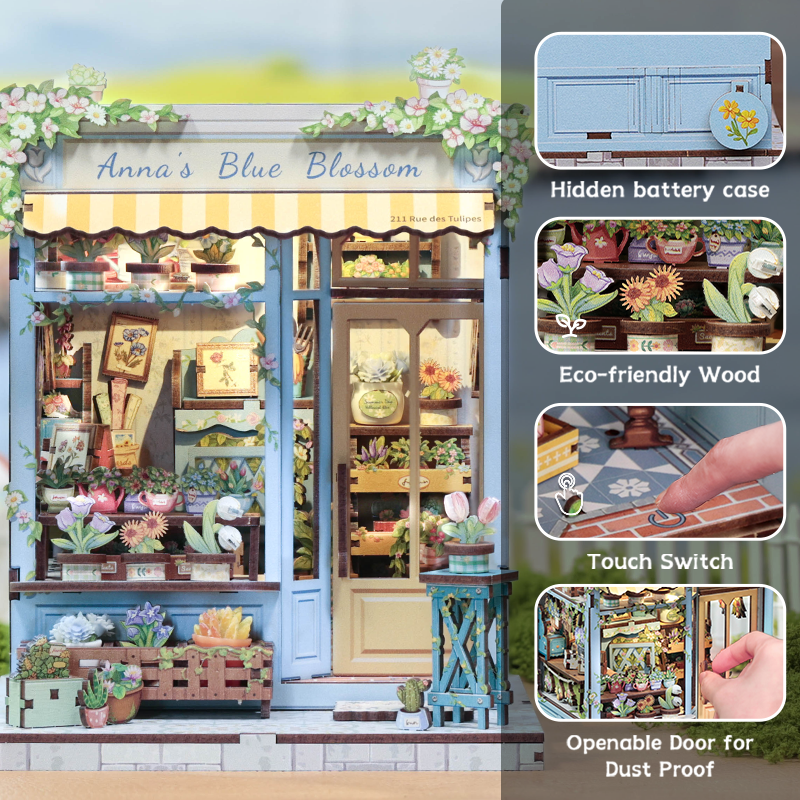 DIY Book Nook Kit | Anna's Blue Blossom
