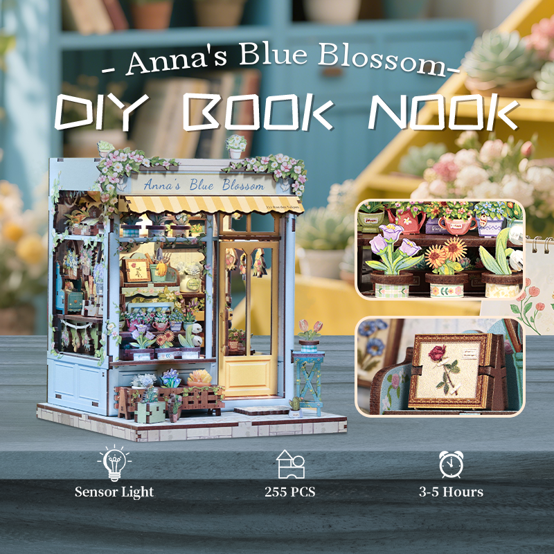 DIY Book Nook Kit | Anna's Blue Blossom