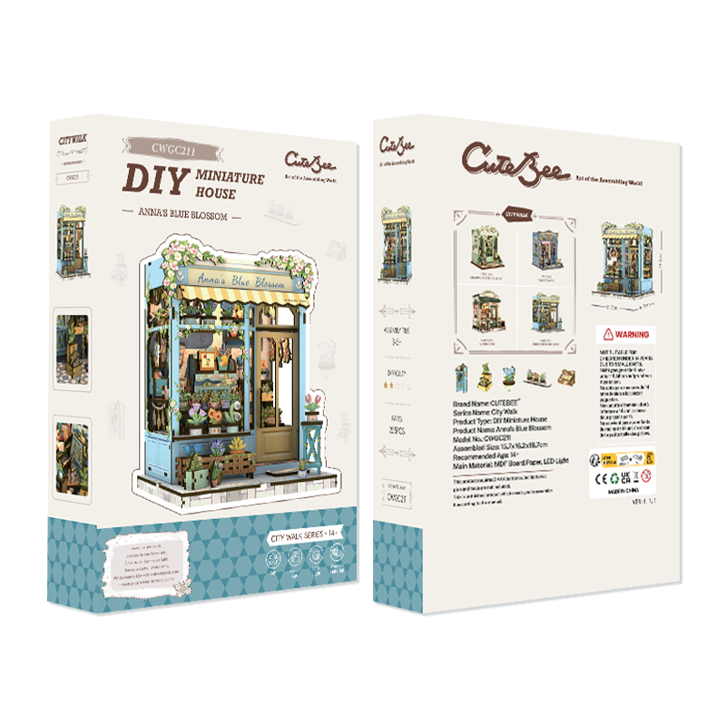 DIY Book Nook Kit | Anna's Blue Blossom
