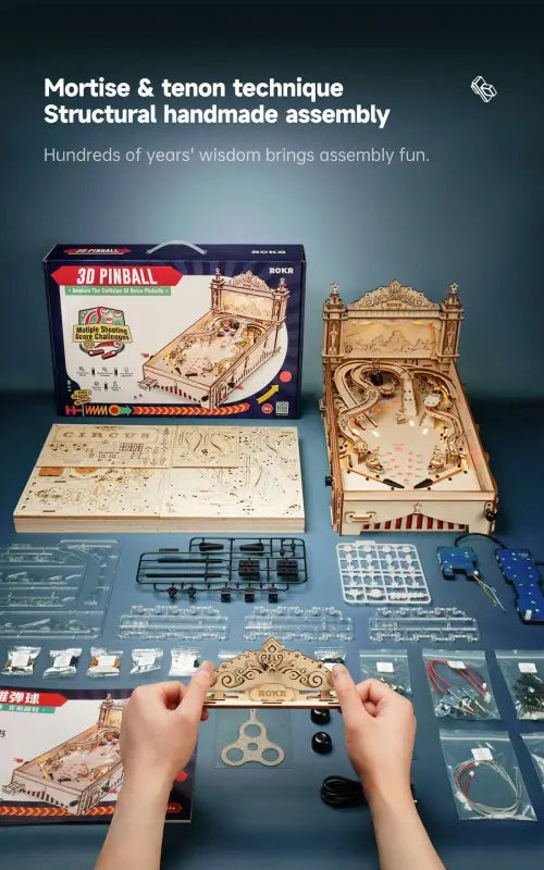 Robotime Rokr DIY 3D Wooden Puzzle | 3D Pinball - DIY Magic World