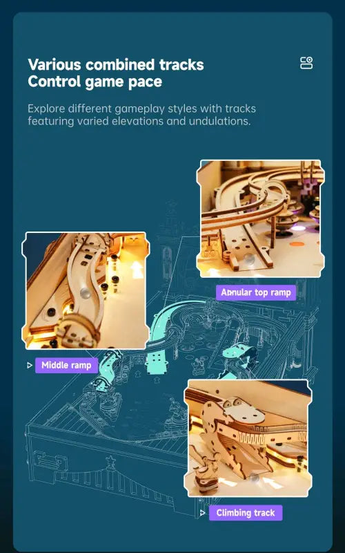 Robotime Rokr DIY 3D Wooden Puzzle | 3D Pinball - DIY Magic World