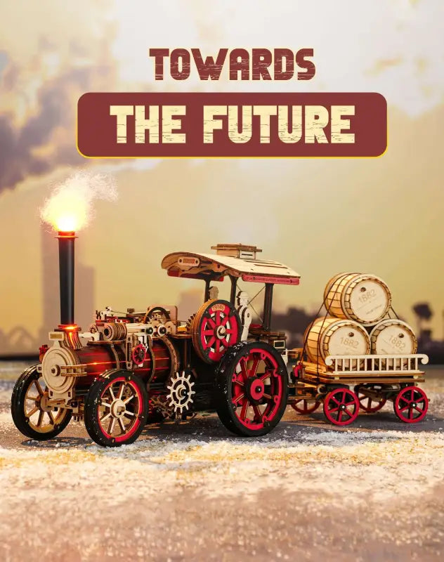 Robotime Rokr DIY 3D Wooden Puzzle | Steam Locomotive - DIY Magic World