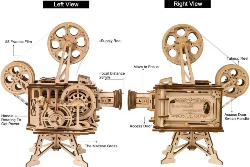 Robotime Rokr DIY 3D Wooden Puzzle | Vitascope - DIY Magic World