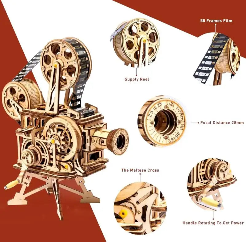 Robotime Rokr DIY 3D Wooden Puzzle | Vitascope - DIY Magic World