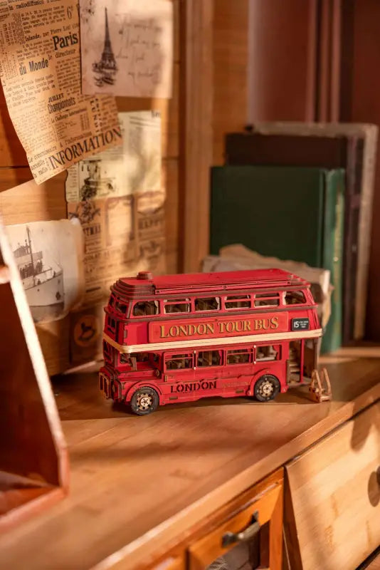 Robotime Rolife DIY 3D Wooden Puzzle | London Tour Bus - DIY Magic World