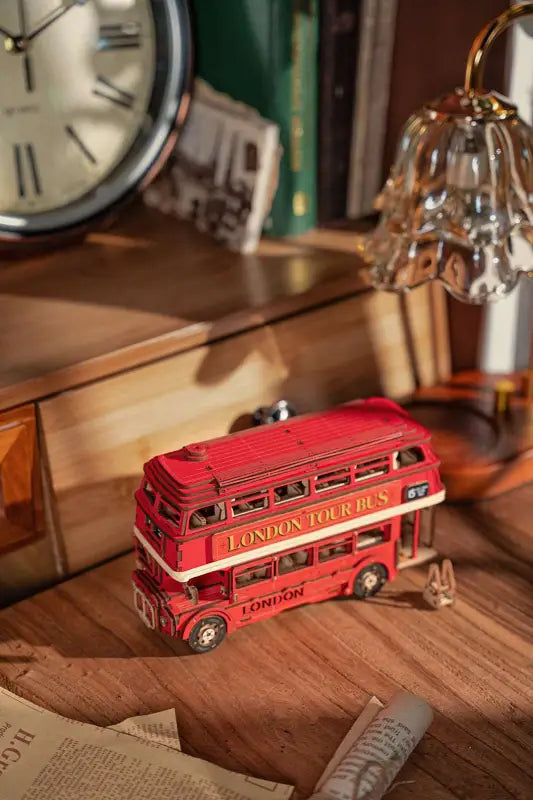 Robotime Rolife DIY 3D Wooden Puzzle | London Tour Bus - DIY Magic World