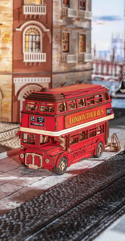 Robotime Rolife DIY 3D Wooden Puzzle | London Tour Bus - DIY Magic World