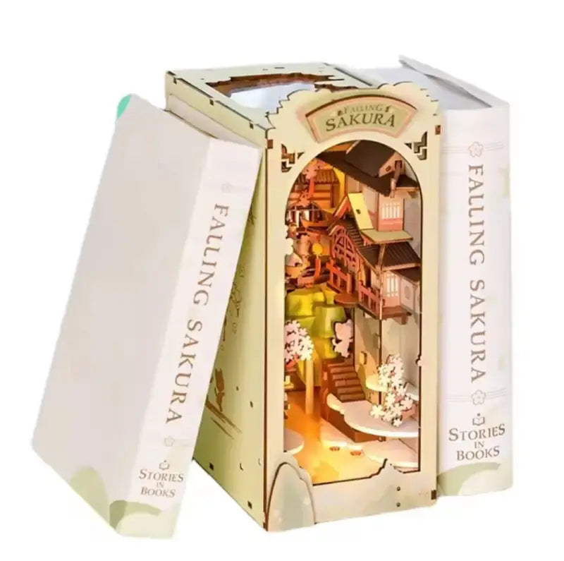 Robotime Rolife DIY Book Nook Kit | Falling Sakura - DIY Magic World