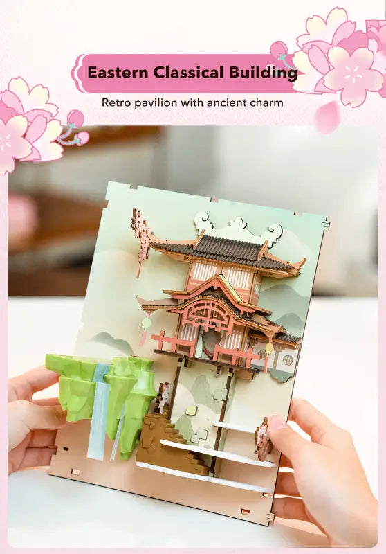 Robotime Rolife DIY Book Nook Kit | Falling Sakura - DIY Magic World