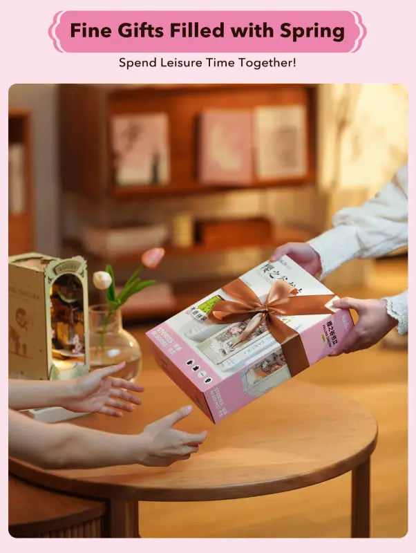 Robotime Rolife DIY Book Nook Kit | Falling Sakura - DIY Magic World