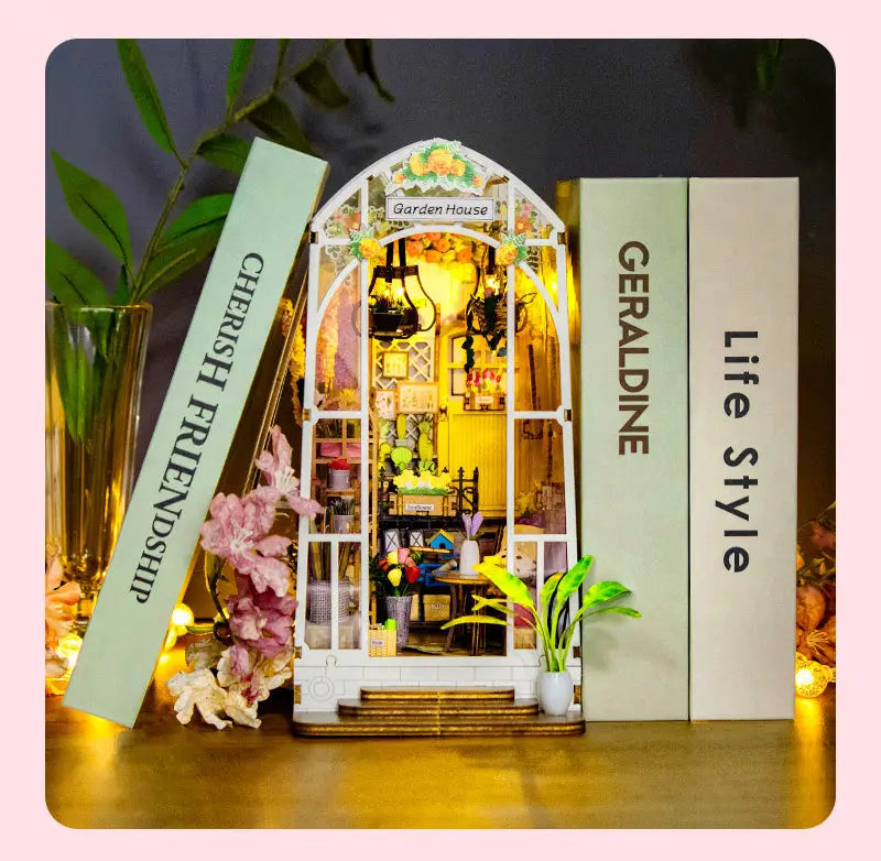 Robotime Rolife DIY Book Nook Kit | Garden House - DIY Magic World