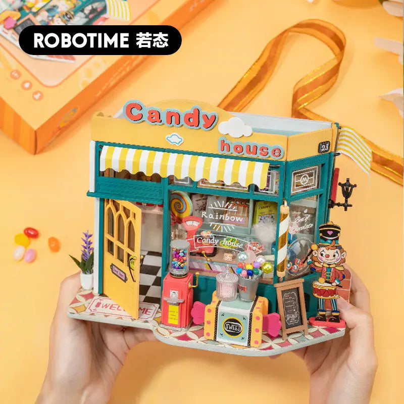 Robotime Rolife DIY Miniature Dollhouse Kit | Candy House - DIY Magic World