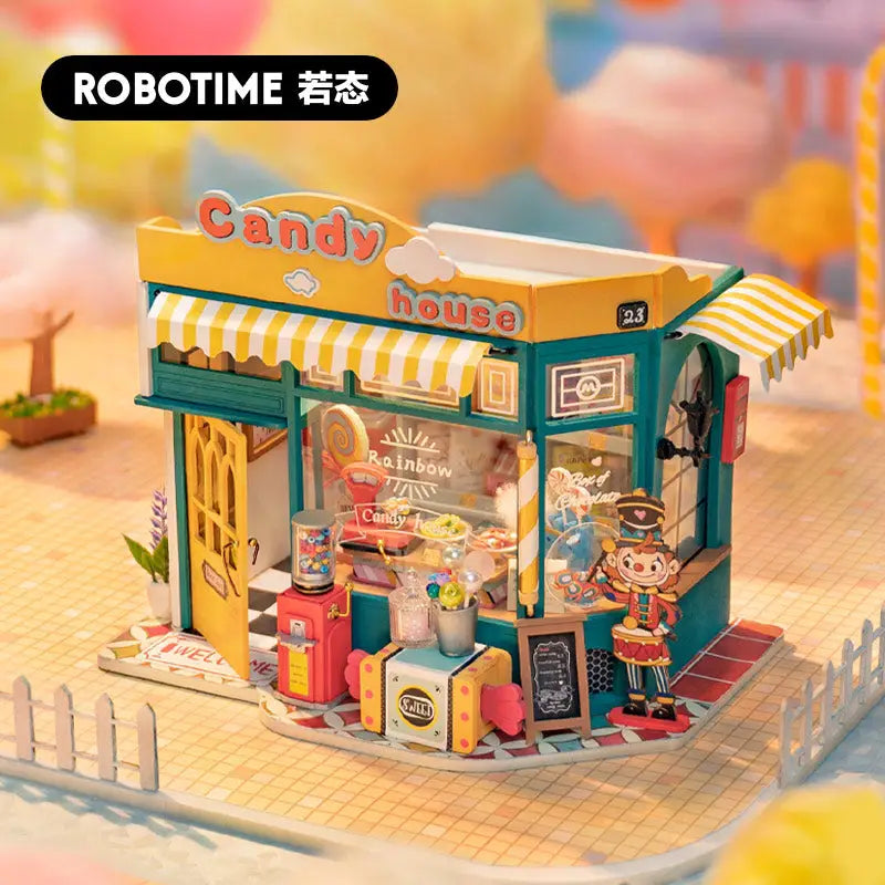 Robotime Rolife DIY Miniature Dollhouse Kit | Candy House - DIY Magic World