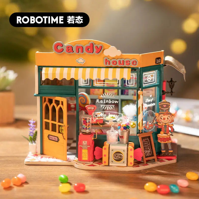 Robotime Rolife DIY Miniature Dollhouse Kit | Candy House - DIY Magic World