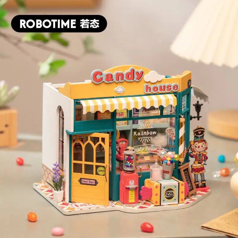 Robotime Rolife DIY Miniature Dollhouse Kit | Candy House - DIY Magic World