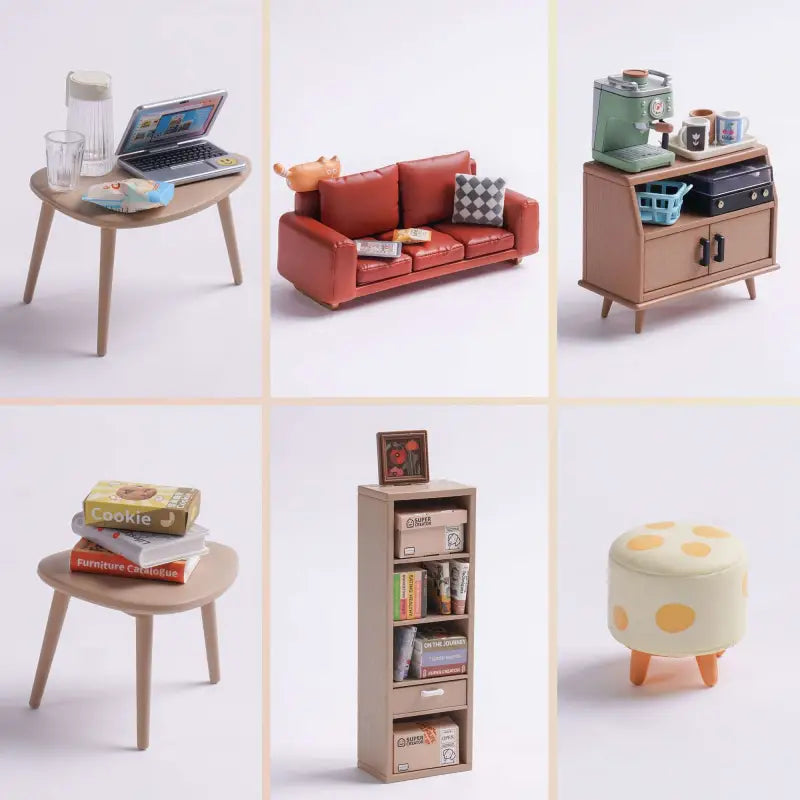 Robotime Rolife DIY Miniature Dollhouse Kit | Cozy Living Lounge - DIY Magic World