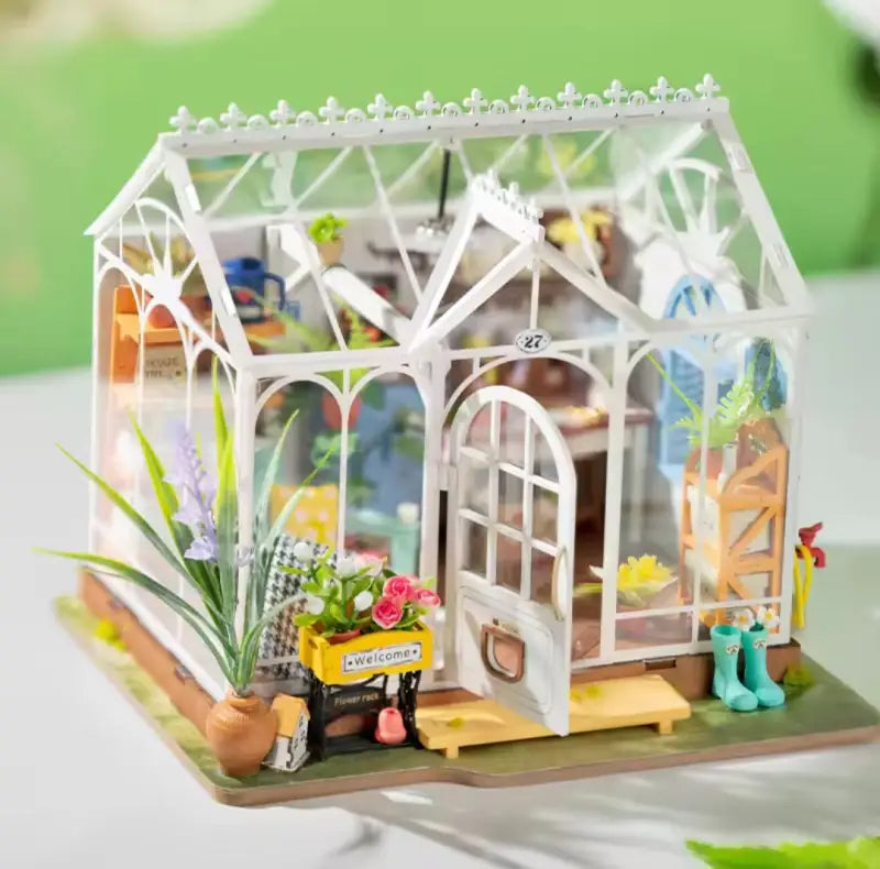 Robotime Rolife DIY Miniature Dollhouse Kit | Dreamy Garden House - DIY Magic World