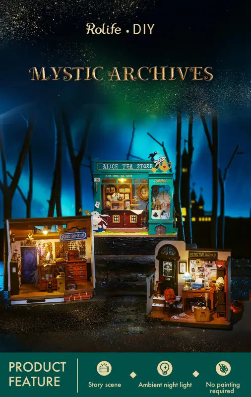 Robotime Rolife DIY Miniature Dollhouse Kit | Mystic Archives - DIY Magic World