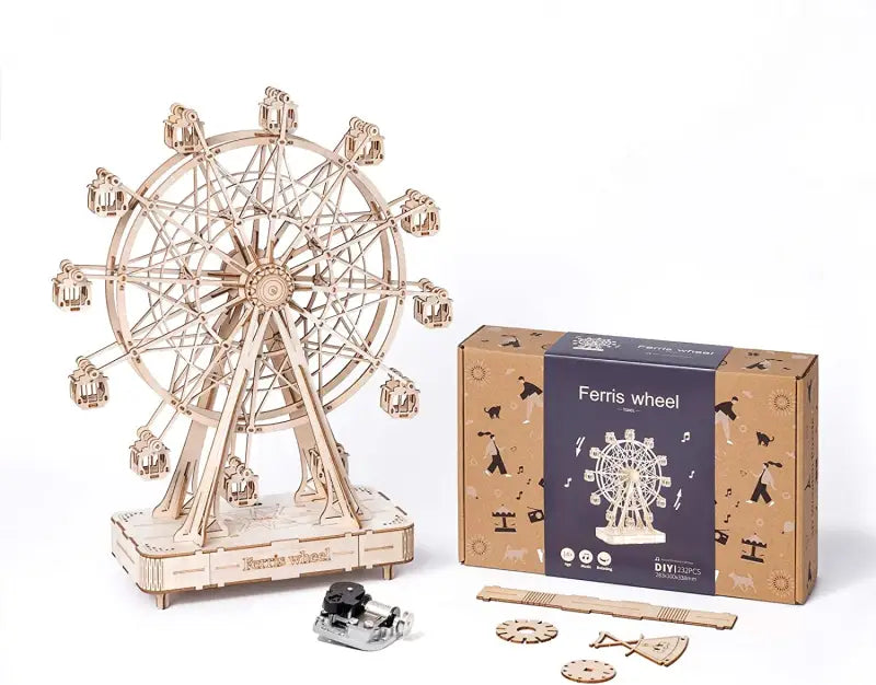Robotime Rolife DIY Music Box 3D Wooden Puzzle | Ferris Wheel - DIY Magic World